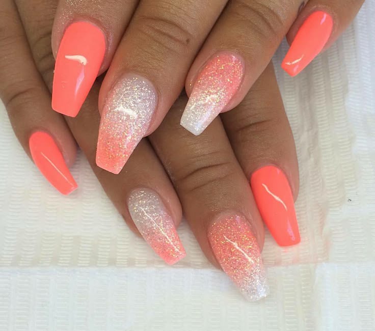 25+ Best Coral Nail Designs Ideas On Pinterest Summer Beach top nail art designs 2017 best ever - style you 7 - 25+ Best Coral Nail Designs Ideas On Pinterest Summer Beach