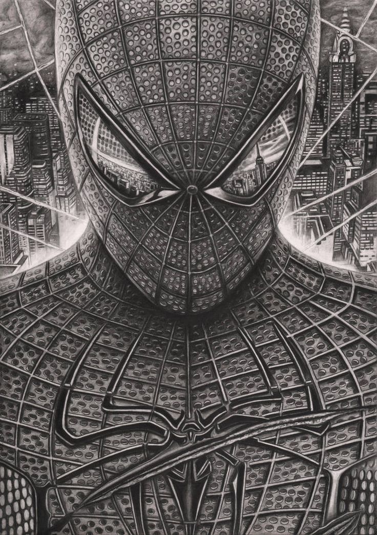 'Spiderman' Graphite Drawing by PenTacularArtist Pumpkin painting 'Spiderman' Graphite Drawing by PenTacularArtist Pumpkin painting