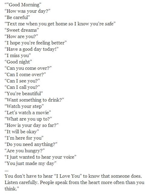 Different Words But Still Saying I Love You Different Words But Still Saying I Love You