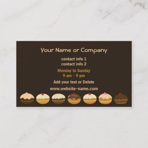 Bakery Business Card | Zazzle.com in 2021 | Bakery business cards