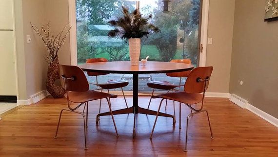 Eames Herman Miller 54 Round Dining Table Eames Herman Miller 54 Round Dining, Herman Miller Eames Round Dining Table