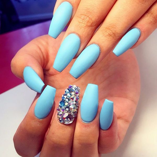 Blue Matte Nails Collection In 2018 Pinterest Blue Matte Nails Collection In 2018 Pinterest And