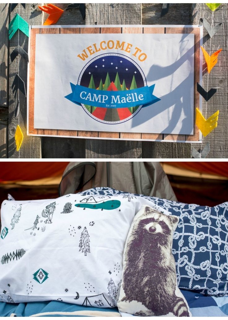 Outdoor Camping Themed Birthday Party Outdoor Camping Themed Birthday Party