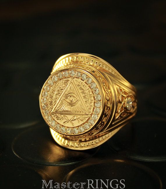 Balmain 18kt Yellow Gold Emblem Large Signet Ring - Farfetch