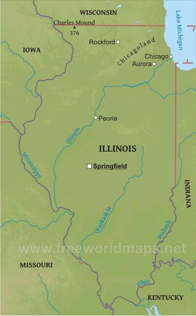 Physical Map Of Illinois A9fb246cbc10f1ee7a84944a0642cf4f