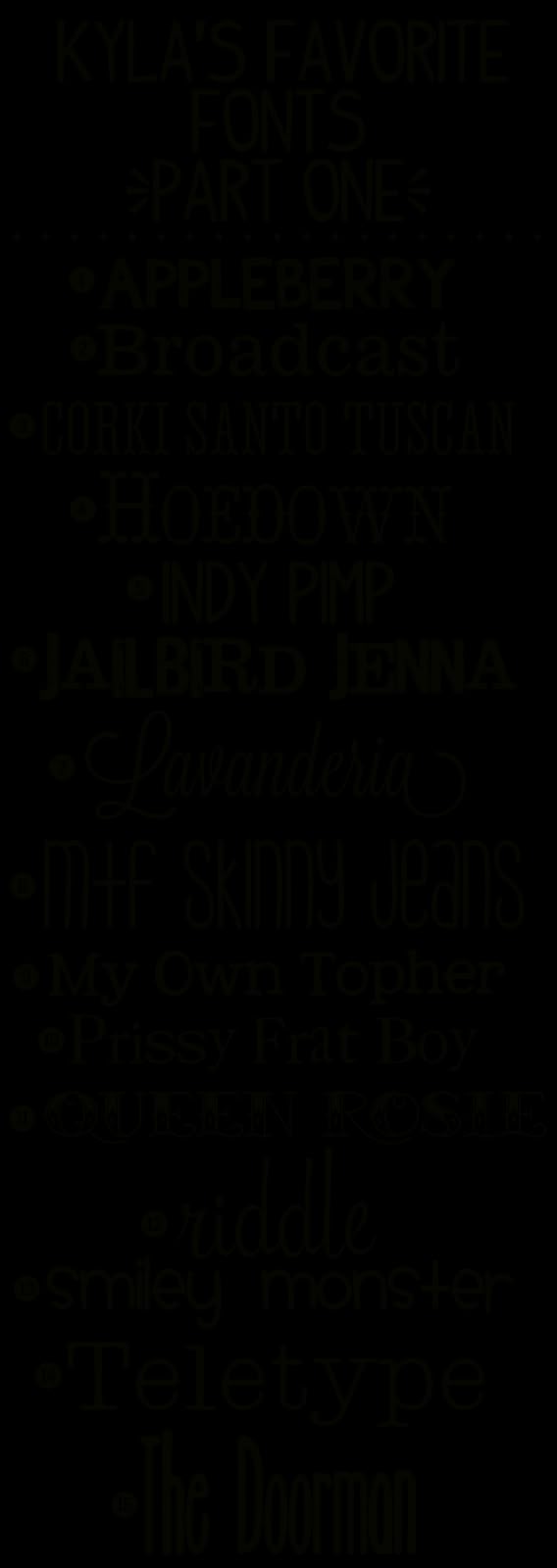 cutest free fonts