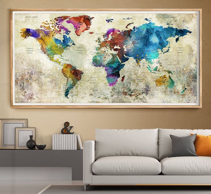 Wall Art World Map best 20+ world map wall art ideas on pinterest | travel Wall Art World Map best 20+ world map wall art ideas on pinterest | travel