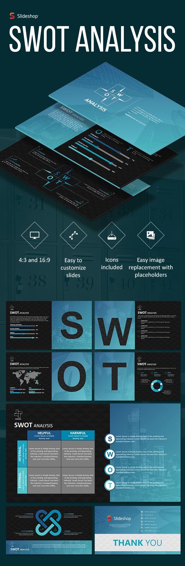 How To Create A SWOT Analysis - Free PowerPoint Templates Free swot template powerpoint presentation