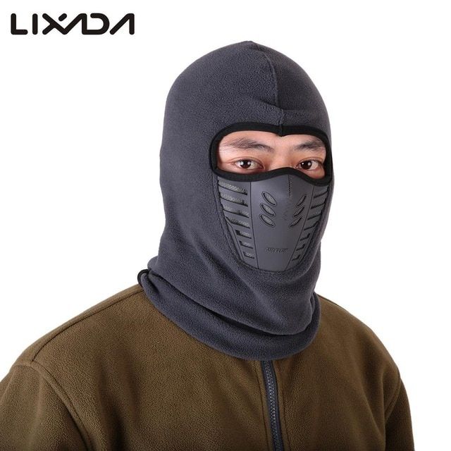 Camouflage Winter Fleece Warm Full Face Cover Anti-Dust Windproof Ski Mask Camouflage