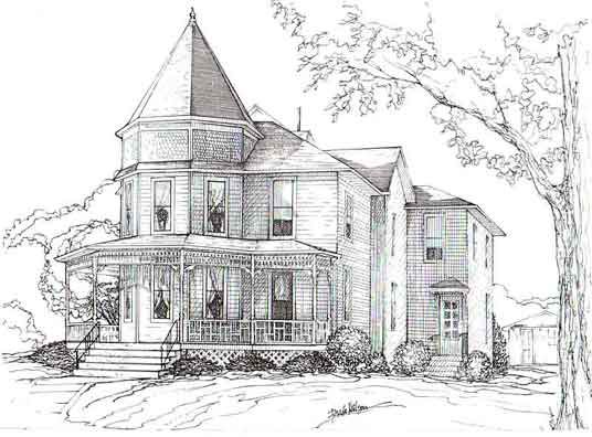 41 best House drawings images on Pinterest | House drawing, Coloring