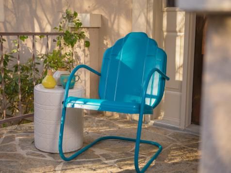 Bouncer strip metal chair — 12