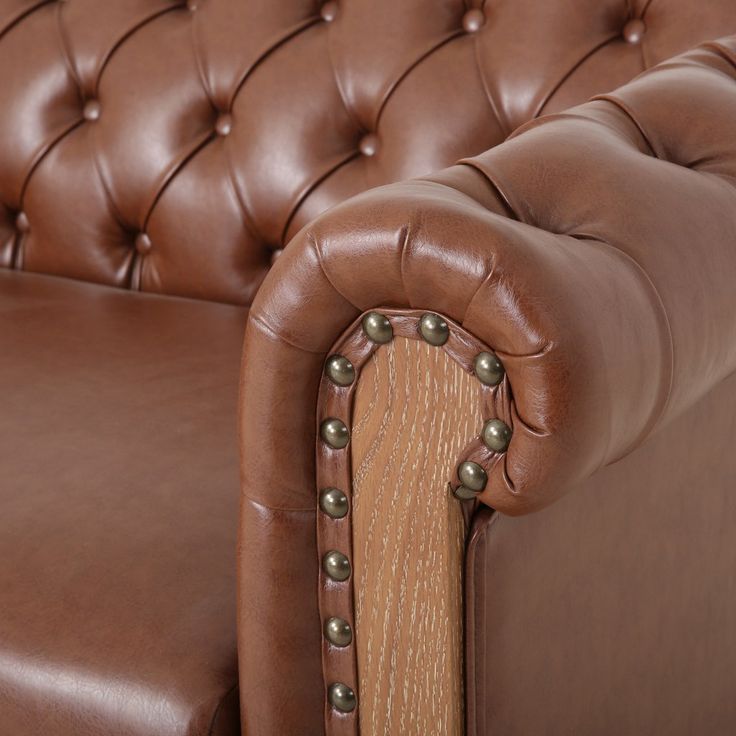 Kinzie Chesterfield Tufted 3 Seater Sofa With Nailhead Trim In 2021 Kinzie Chesterfield Tufted 3 Seater, Kinzie Chesterfield Tufted 3 Seater Sofa With Nailhead Trim