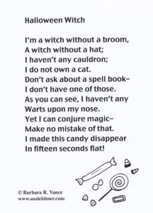 cute childrens poem about being a witch for halloween and eating candy great child ideas themes songs activities etc