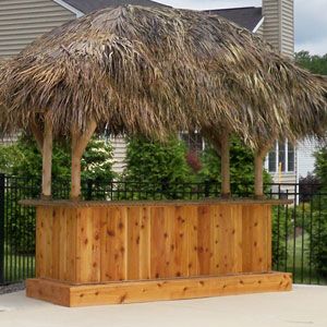 Tiki Bar - Red Cedar Tiki Bar - Custom Tiki Bars For Sale ... Tiki Bar - Red Cedar Tiki Bar - Custom Tiki Bars For Sale ... on Backyard Tiki Bar For Sale id=63078