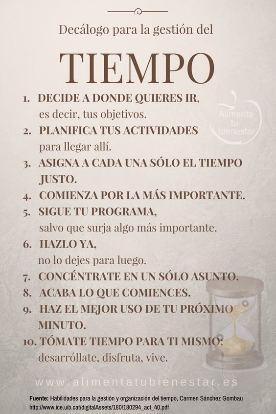 guía para la gestión del tiempo libérate del estrés y gana