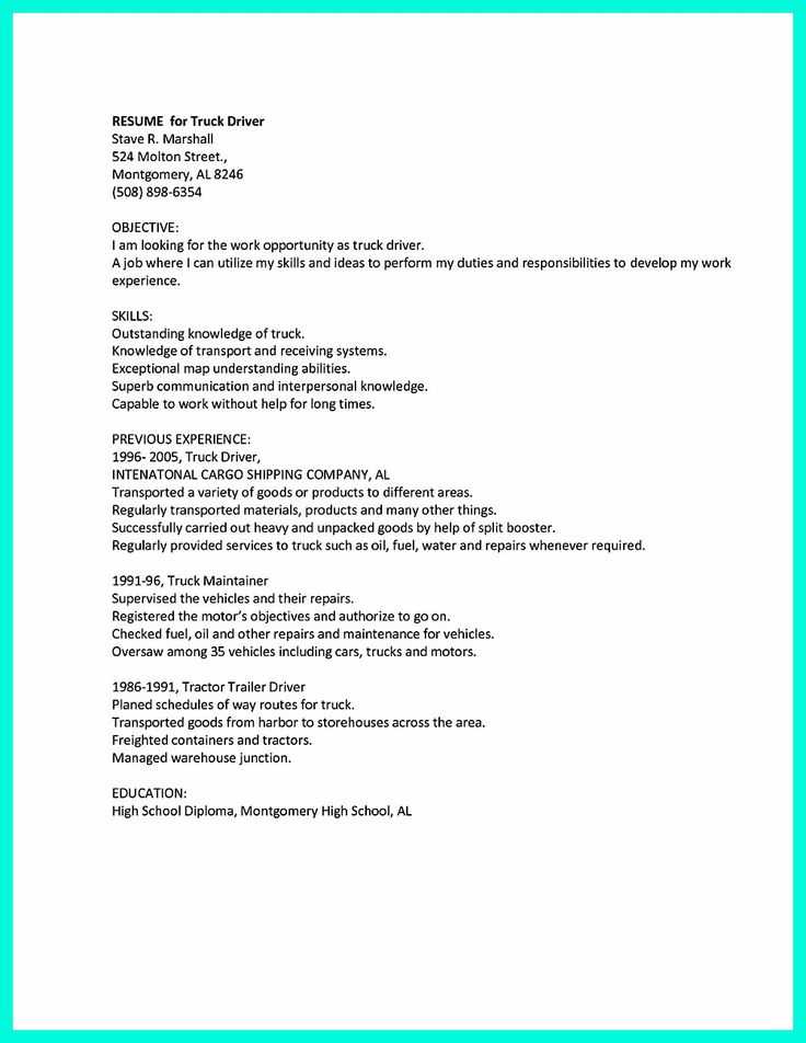 We understand that you really want the CDL driver job soon. But don’t be hurry when you are making the CDL driver resume. If you make the CDL driver... Check more at http://www.resume88.com/simple-but-serious-mistake-in-making-cdl-driver-resume/