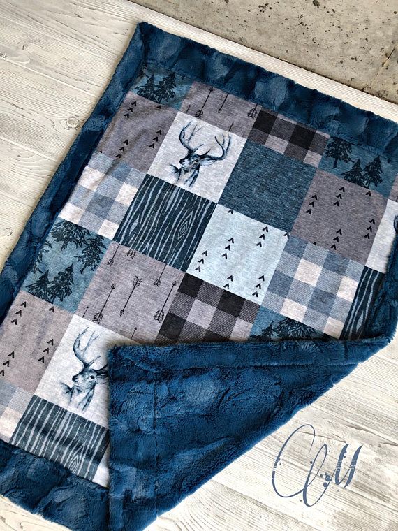 Baby Laundry Blue Lattice Minky Baby Blanket 27x36 Baby Laundry Blue Lattice Minky Baby Blanket 27x36