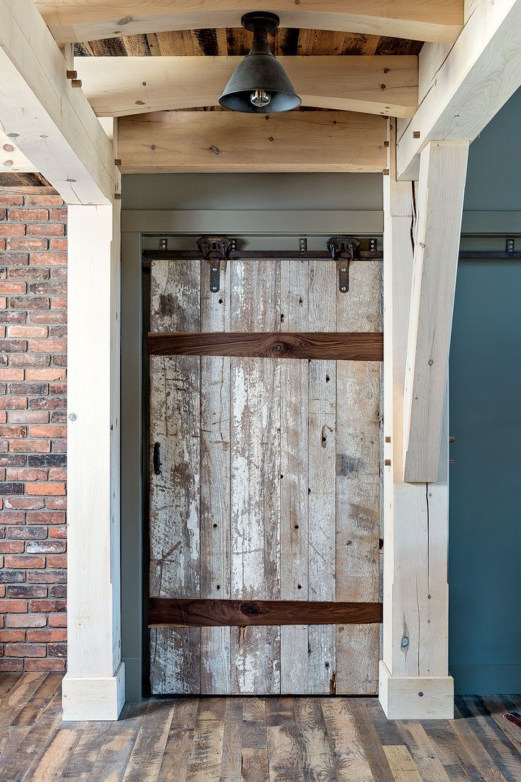 reclaimed sliding barn door timber frame homes timber house timber frame decor narrow sliding barn door on reclaimed sliding barn door timber frame homes timber house timber frame decor pinterest