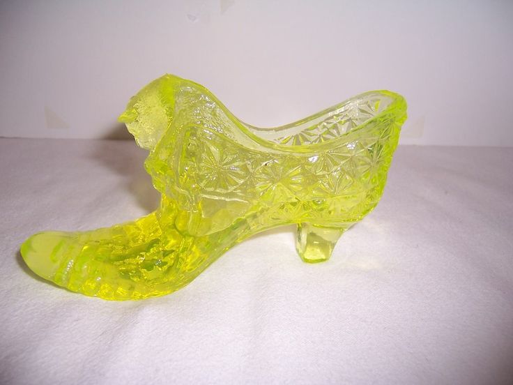 Antique Glass Shoes Antique Glass Shoes