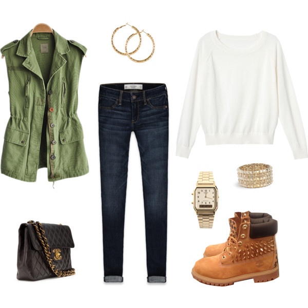 Best 25+ Cute Timberland Outfits Ideas On Pinterest Timberland Timberlands Outfit... love the studs on the boots - Best 25+ Cute Timberland Outfits Ideas On Pinterest Timberland