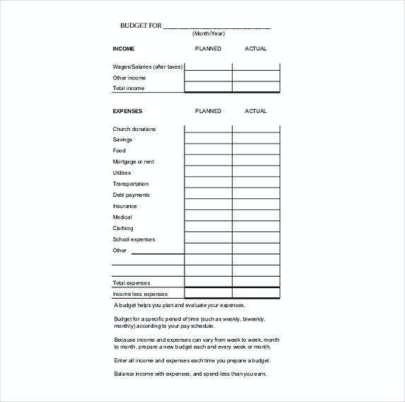 budget templates for mac
