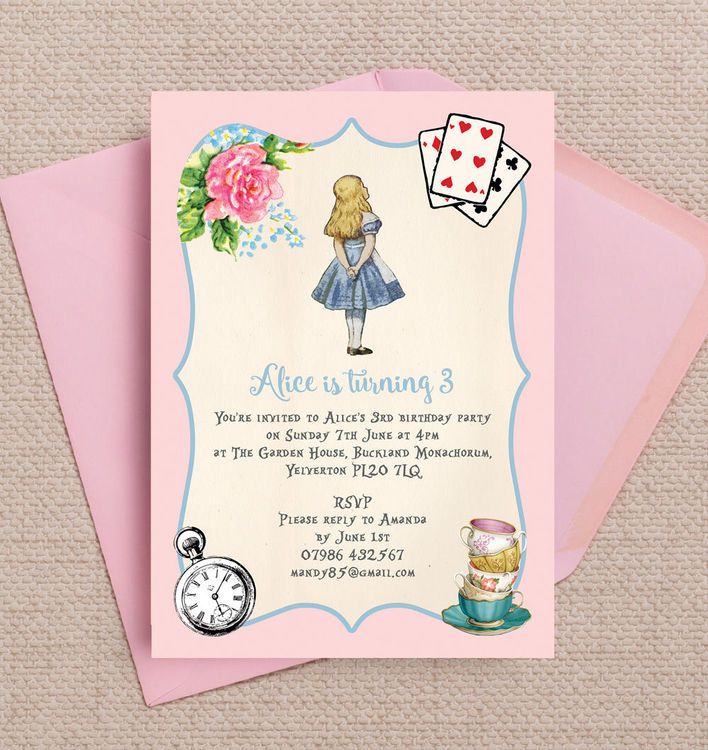 personalised birthday invitations for kids