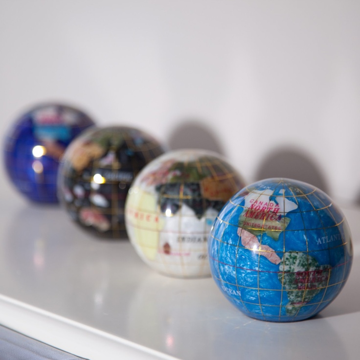 44 Best Gemstone Globes Images On Pinterest Cardaps Gemstone Paperweight Desk Globe
