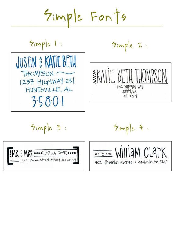 Custom Hand Addressed Envelopes For Any Occasion By Kbskaboodle