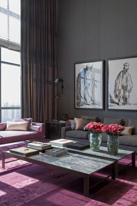 Die besten 25+ Malvenfarbenes Wohnzimmer Ideen auf Pinterest - wohnzimmer grau violett Die besten 25+ Malvenfarbenes Wohnzimmer Ideen auf Pinterest - wohnzimmer grau violett
