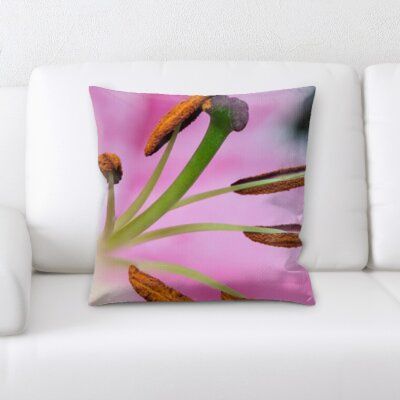 East Urban Home Throw Pillow Floral Throw Pillows Throw Pillows Pillows