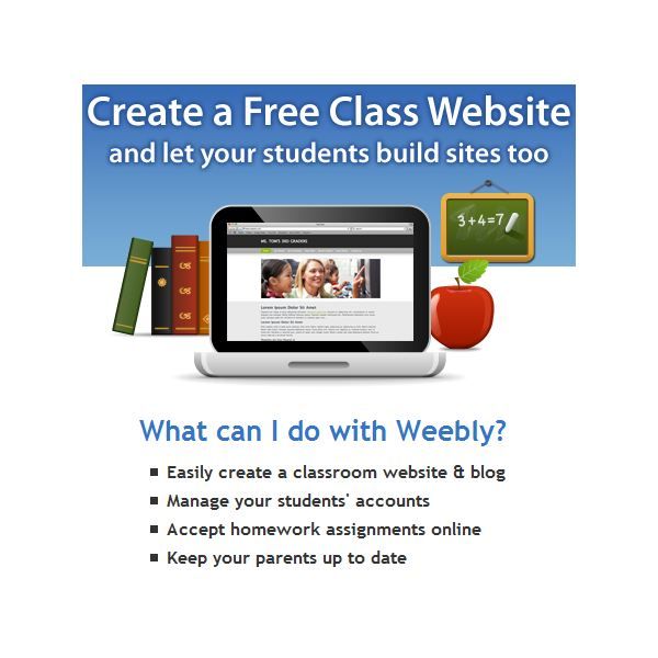 free teacher website builder
