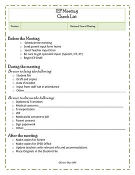 Simple #IEP Checklist for Teachers! Ensure you did Simple #IEP Checklist for Teachers! Ensure you did