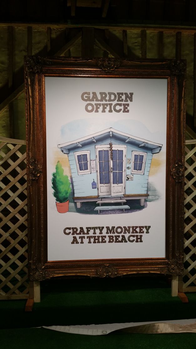 crafty monkey at the beach channel 4 amazing spaces winner of 2015 shed of the year garden office category
