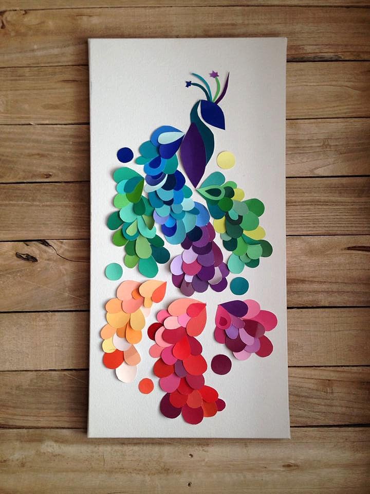 Paint Chip Art Beautiful Soul Life Crafts