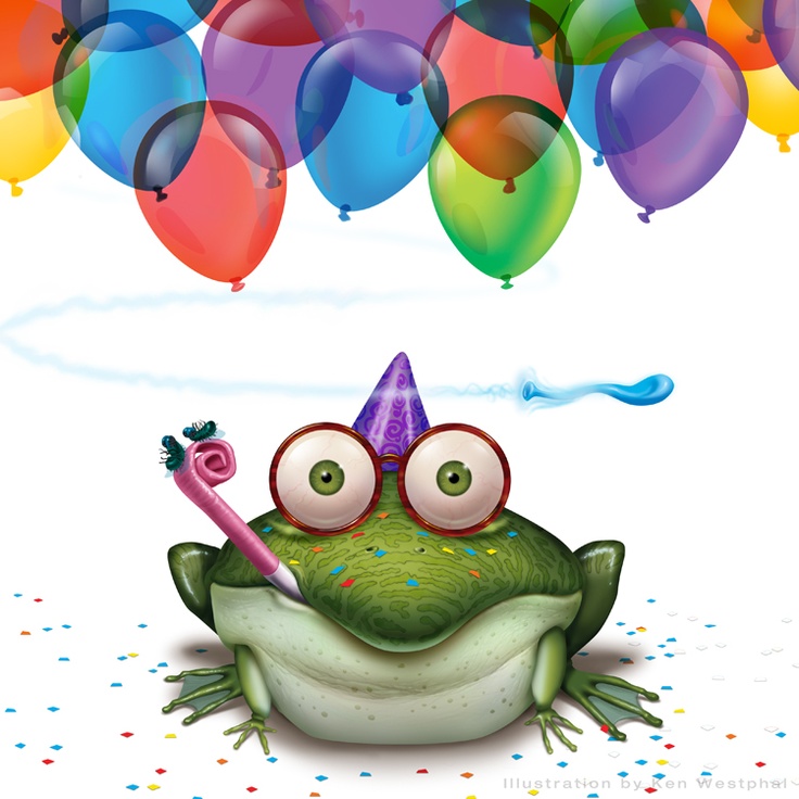 Frogs ‿ ⁀°•• Frog pictures, Cute frogs, Happy birthday frog