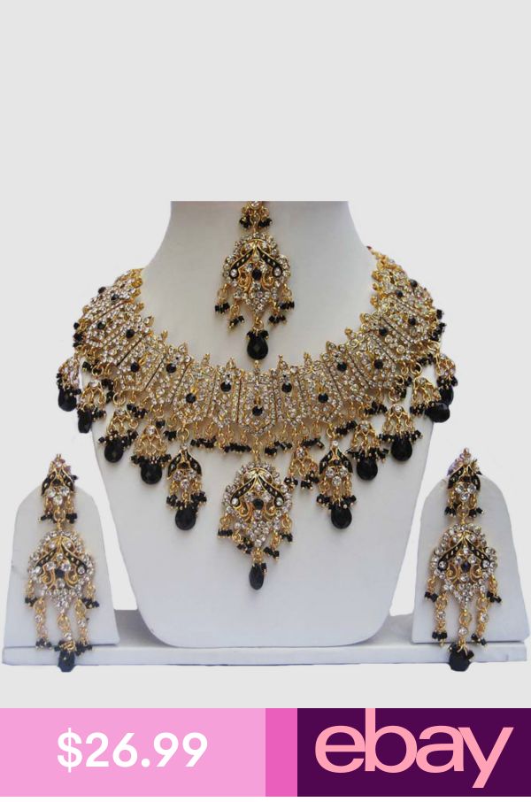 Kundan Zircon Latest Bollywood Wedding Designer Necklace,Earrings,Tikka Jewelry