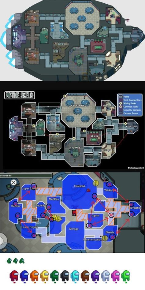 Among Us The Skeld Game Spaceship Map Game Assets Aac7ef938f459625141188ef34a9d3e4
