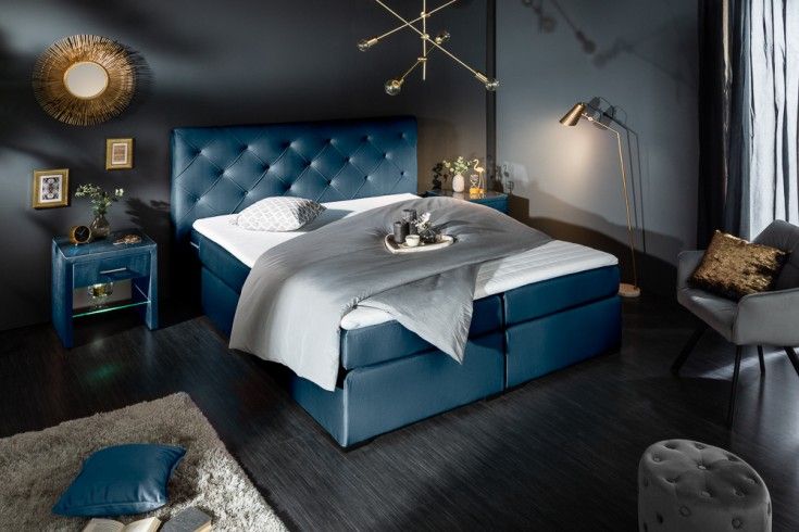 Helena Boxspringbett 180x200 7 Zonen Taschenfederkern Hartegrad H2 H3 H4 Komfort Topper Kostenlose Anli Schlafzimmer Einrichten Polsterbett Boxspringbett