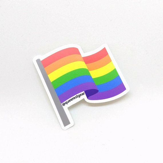 Gay rainbow sticker