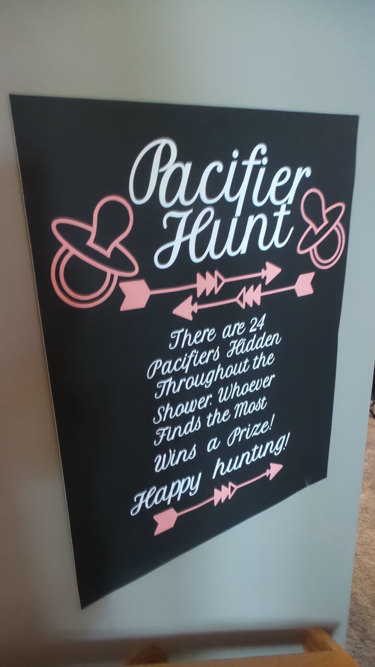 Baby Shower Game - Pacifier Hunt!