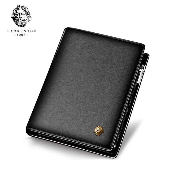 <b>LAORENTOU</b> Cow <b>Leather Men</b> Short Wallet Casual <b>Genuine</b> ...