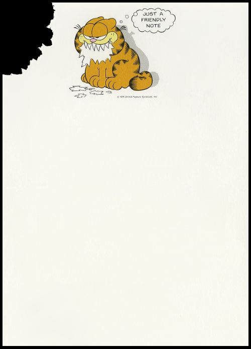 personal letterhead from the desk of