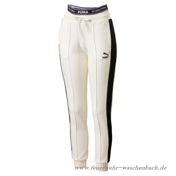 Puma Damen T7 Strap Jogginghose Whisper Weiß Z81t8211 Puma Damen T7 Strap Jogginghose Whisper Weiß Z81t8211