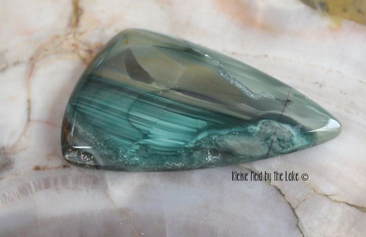 Green Obsidian Freeform Cabochon