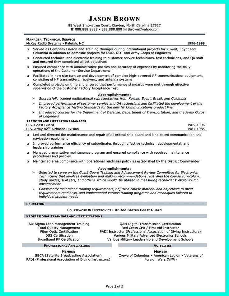 The 2695 best Resume Sample Template And Format images on Pinterest