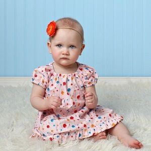 Easy Baby Peasant Dress Pattern - Flutter, Short, Cropped and Long Sleeve at www...