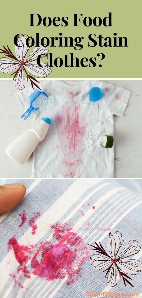 Does Food Coloring Stain Clothes? | Food coloring stain, Food coloring