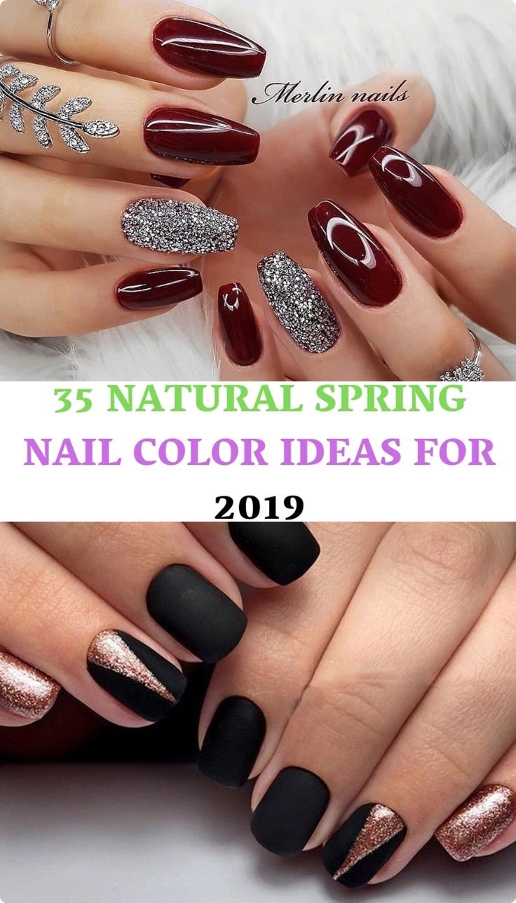 35 Natural Spring Nail Color Ideas For 2019 Nail Colors Spring