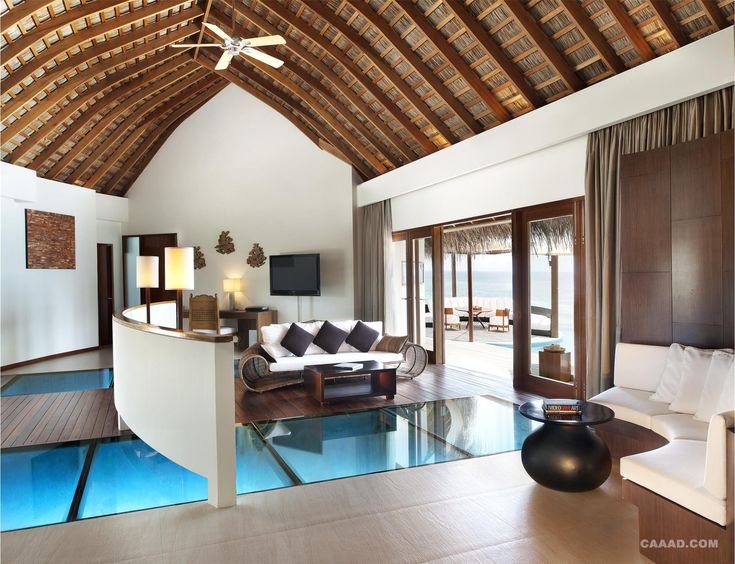 56 Best Home Style Images On Pinterest Ideas Bathroom And Hut Homes Built Over Ocean With Gl Floor 马尔代夫w水疗度假酒店