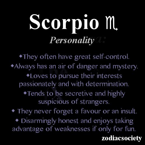 Scorpio female personality profile